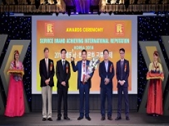 Tập đoàn VBĐQ Kim Tín đón nhận Cúp vàng quốc tế tại Hàn Quốc