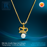 Mặt dây chuyền Ngọc trai - Vàng 24K