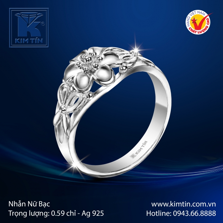 Nhẫn Nữ - Bạc 925