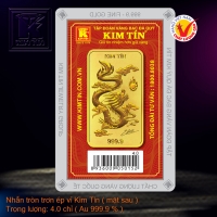 Nhẫn tròn trơn 24K ép vỉ mới