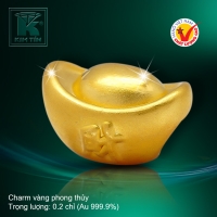 Charm vàng phong thủy