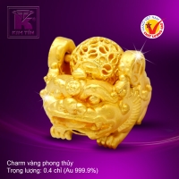 Charm vàng phong thủy