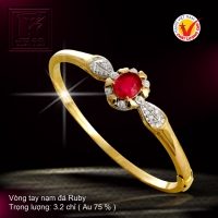 Vòng tay nạm Ruby