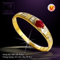 Vòng tay nạm Ruby