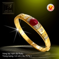 Vòng tay nạm Ruby