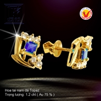Hoa tai vàng 18K