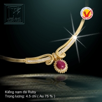 Kiềng nạm đá Ruby