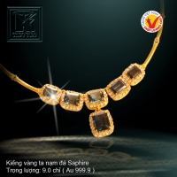 Kiềng cổ vàng 24K