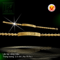 Lắc tay vàng 18 K