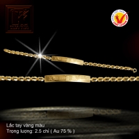 Lắc tay vàng 18 K