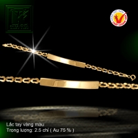 Lắc tay vàng 18 K