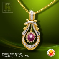 Mặt dây vàng 18K