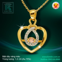 Mặt dây vàng 18K