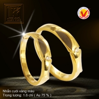 Nhẫn cưới vàng 18K