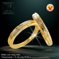 Nhẫn cưới vàng 18K