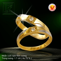 Nhẫn cưới vàng 18K