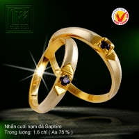 Nhẫn cưới vàng 18K