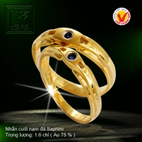 Nhẫn cưới vàng 18K