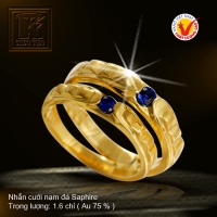 Nhẫn cưới vàng 18K