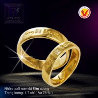 Nhẫn cưới vàng 18K