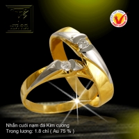 Nhẫn cưới vàng 18K