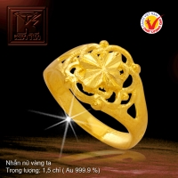 Nhẫn nữ vàng 24K