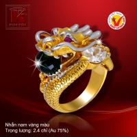 Nhẫn nam vàng 18k