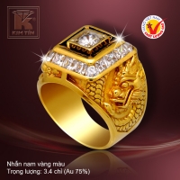 Nhẫn nam vàng 18k