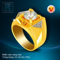 Nhẫn nam vàng 18k