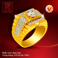 Nhẫn nam vàng 18k