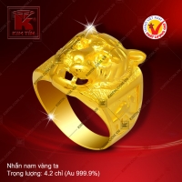 Nhẫn nam vàng 24K