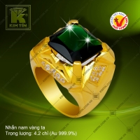 Nhẫn nam vàng 24K