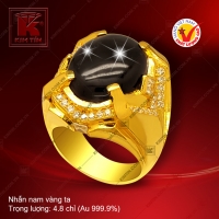 Nhẫn nam vàng 24K