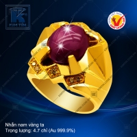 Nhẫn nam vàng 24K