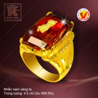 Nhẫn nam vàng 24K