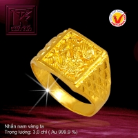 Nhẫn nam vàng 24K