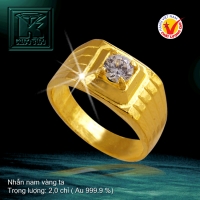 Nhẫn nam vàng 24K