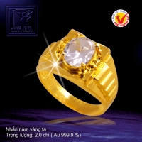 Nhẫn nam vàng 24K