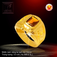 Nhẫn nam vàng 24K