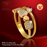 Nhẫn nữ vàng màu 18k