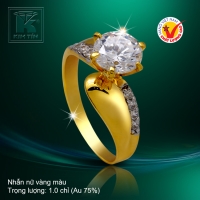 Nhẫn nữ vàng màu 18k