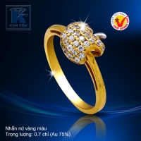 Nhẫn nữ vàng màu 18k