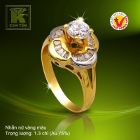 Nhẫn nữ vàng màu 18k