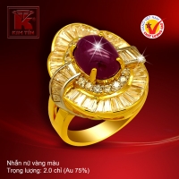 Nhẫn nữ vàng màu 18k