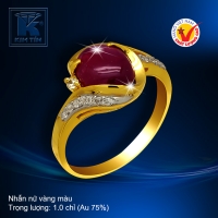 Nhẫn nữ vàng màu 18k