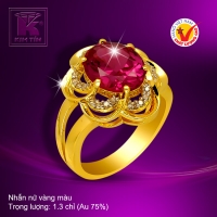 Nhẫn nữ vàng màu 18k