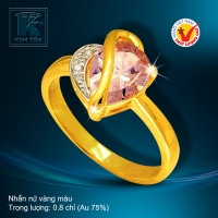 Nhẫn nữ vàng màu 18k