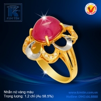 Nhẫn nữ vàng màu 14k