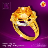 Nhẫn nữ vàng màu 14k