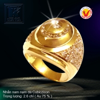 Nhẫn nam vàng 18K